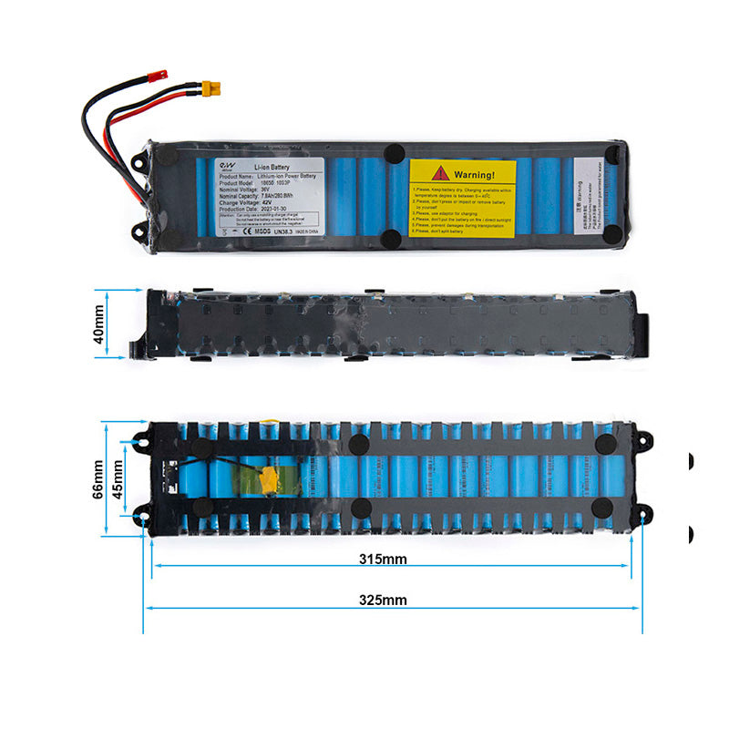 Batterie 7.8Ah 36V compatible copies de Xiaomi m365