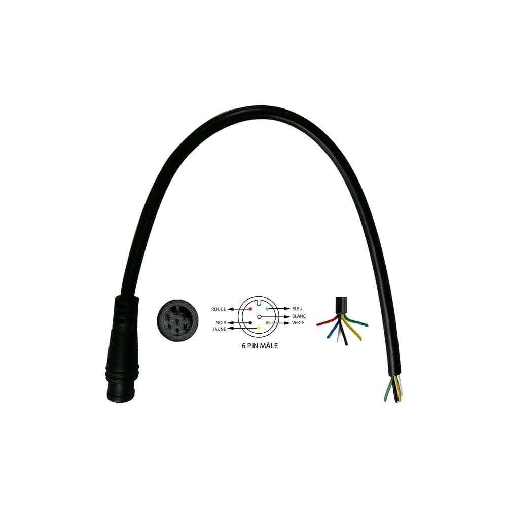 Connecteur étanche 2 à 6Pins Male ou Femelle