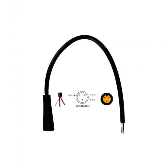 Connecteur étanche 2 à 6Pins Male ou Femelle