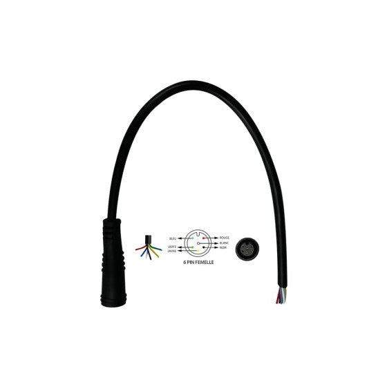 Connecteur étanche 2 à 6Pins Male ou Femelle