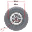Rueda de motor de scooter eléctrico - 500W (Max.800W)