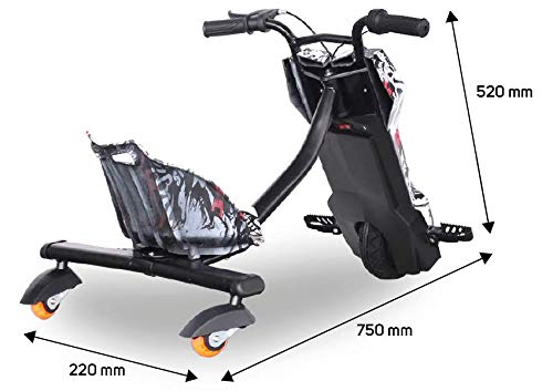 BEEPER Drift-Trike électrique Enfant 200W 24V 4,4Ah RDT200-CAMO2 Miscooter