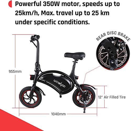 Draisienne Électrique Pliant, 12" 50W, Miscooter Draisienne