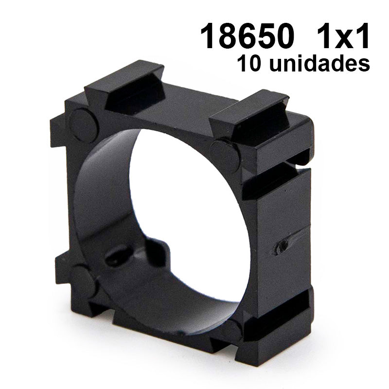 Holder Support cellules 18650 1×1, 1x2 ou 1x3 (pack de 10)