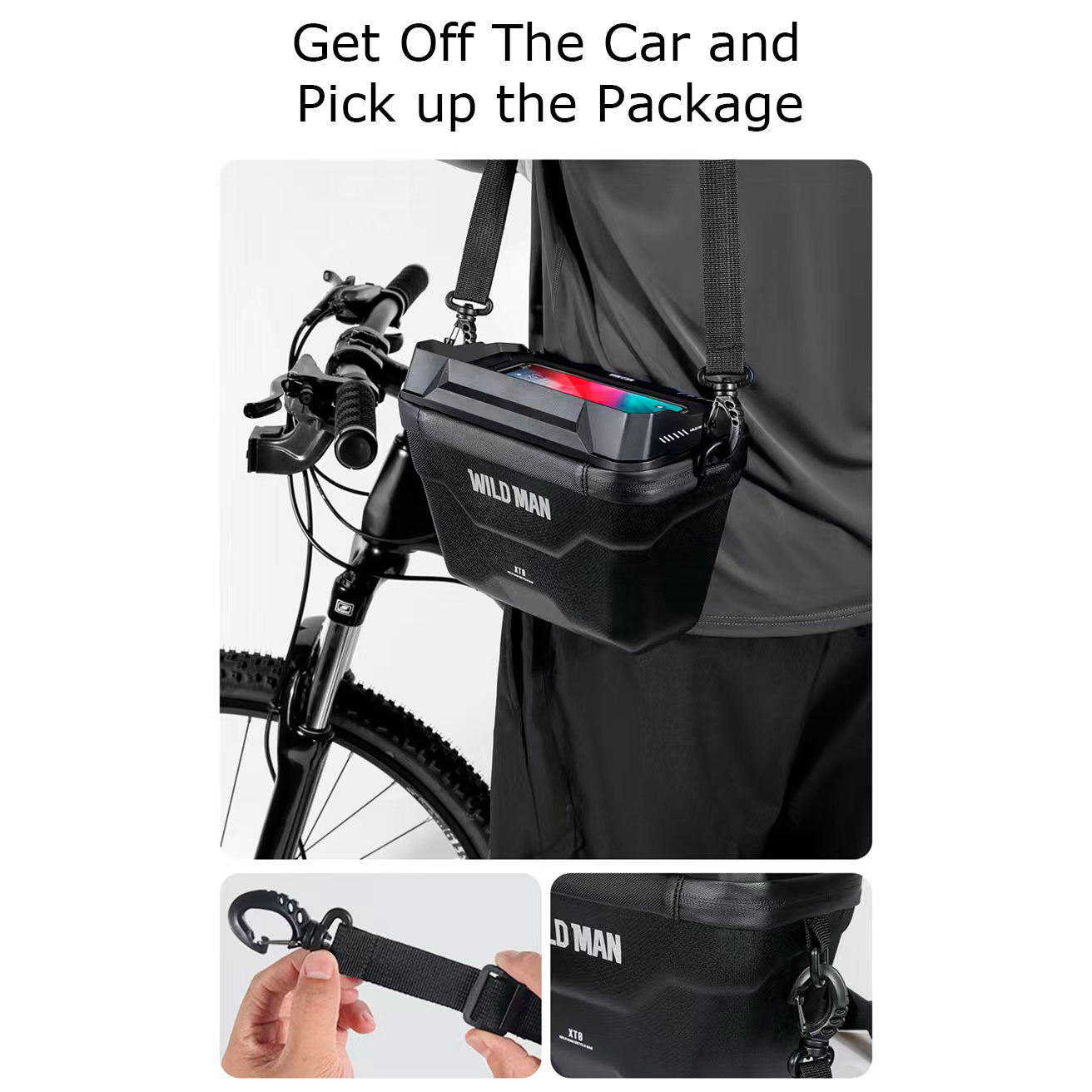 Sac porte téléphone étanche Wild Man 3L - Miscooter Accessoires