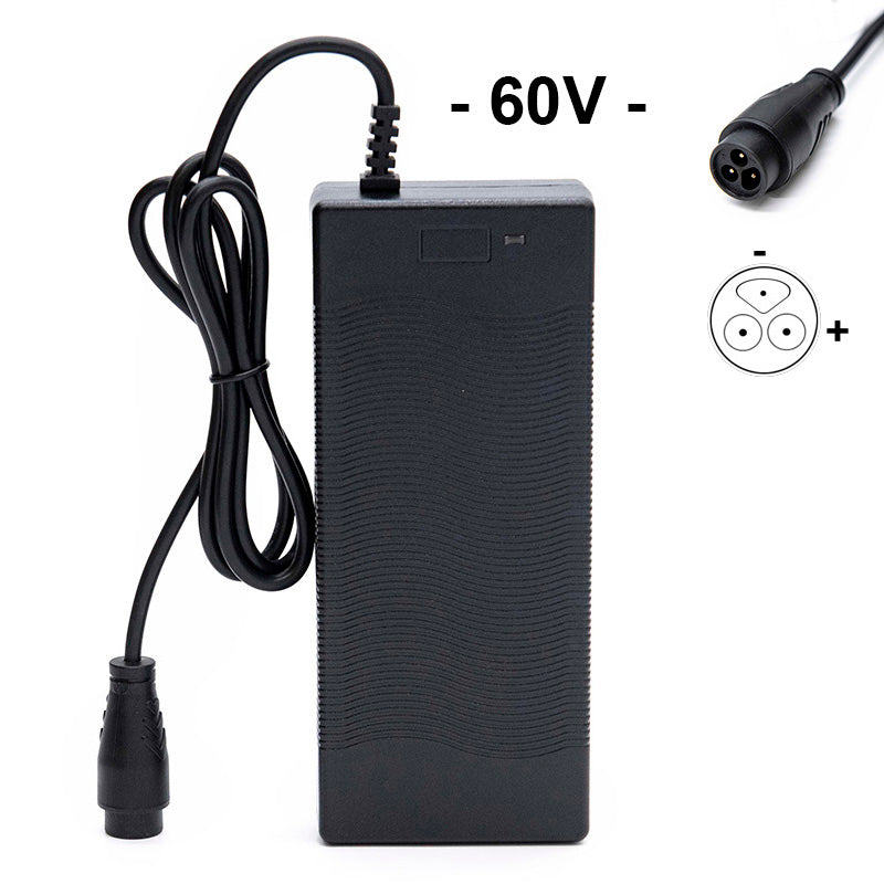 Chargeur premium 60V 1,75A connecteur LP-16 – Valable pour Dualtron