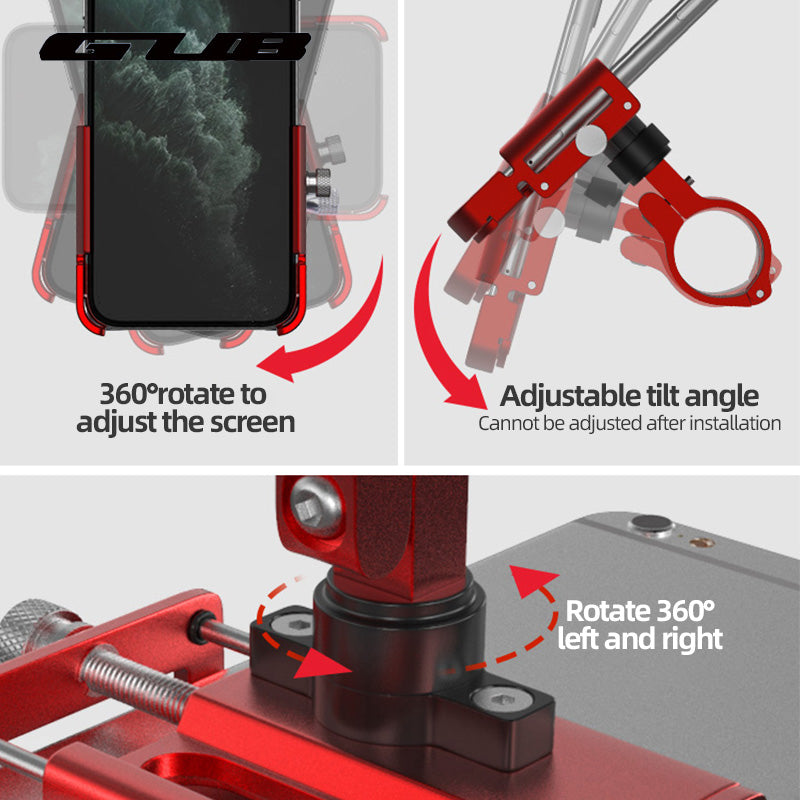 GUB – support de téléphone de vélo P30, réglable à 360 degrés, accessoires de cyclisme vtt - AliExpress Miscooter