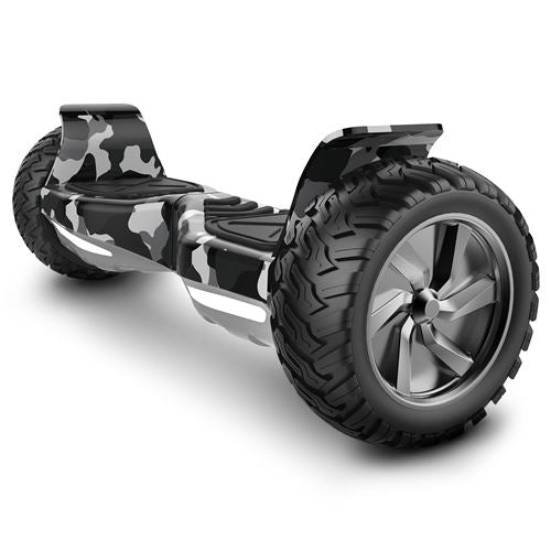 Hoverboard 8,5 pouces Markboard Hummer Tout Terrain Auto-équilibrant LED Bluetooth APP avec Moteur Puissant - Camouflage Miscooter HoverBoard