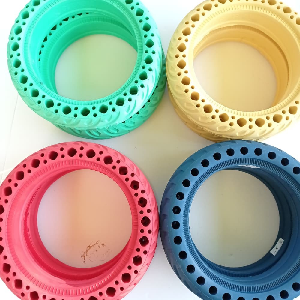 Paire Pneus Plein Couleur 8.5x2 Xiaomi M365 / Pro Miscooter pneu