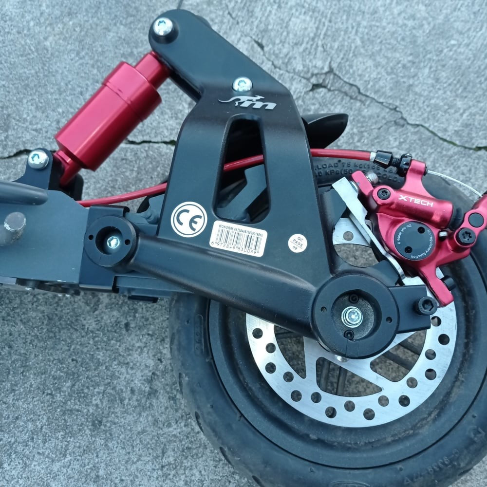 Suspension Arrière Monorim Noir et Rouge Miscooter Suspensions