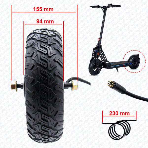 Moteur 48V 800W M6 – Ecoxtrem Bison Miscooter