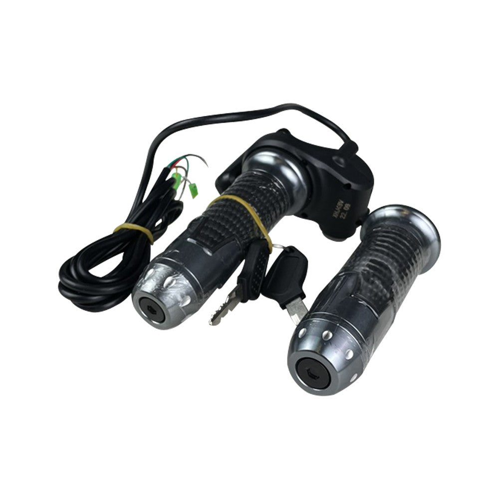 Poignée d'accélérateur Chrome avec display Miscooter