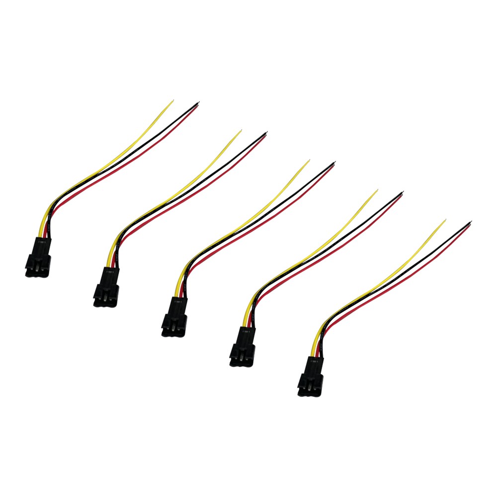 Prise JST 3 pin avec câble mâle x5 Miscooter