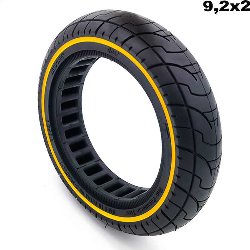 Pneu plein ultralégère 9.2×2 pouces Miscooter Pneu