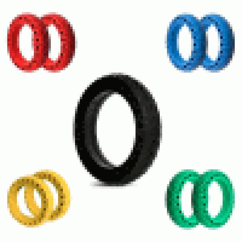 Paire Pneus Plein Couleur 8.5x2 Xiaomi M365 / Pro Miscooter pneu