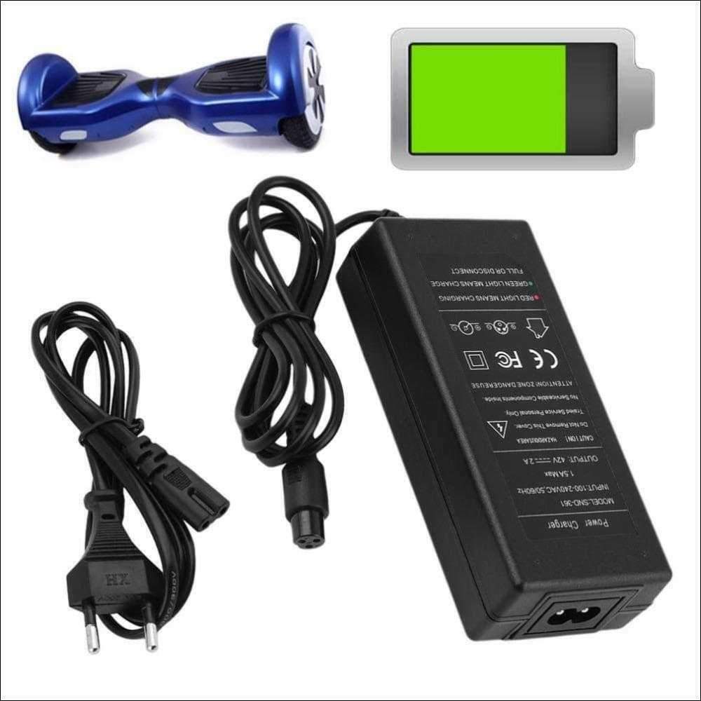 Caricatore per pacchi batterie Hoverboard 42V 2A Caricatore per pacchi batterie Hoverboard 42V 2A