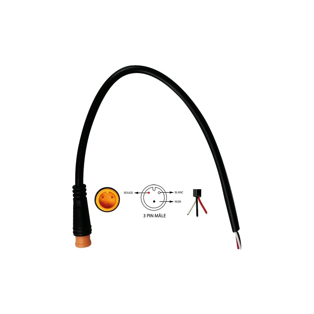 Connecteur électrique étanche, Femelle, mâle, 2 épingles, Rouge, Noir  XOHA006 - X-Offroad