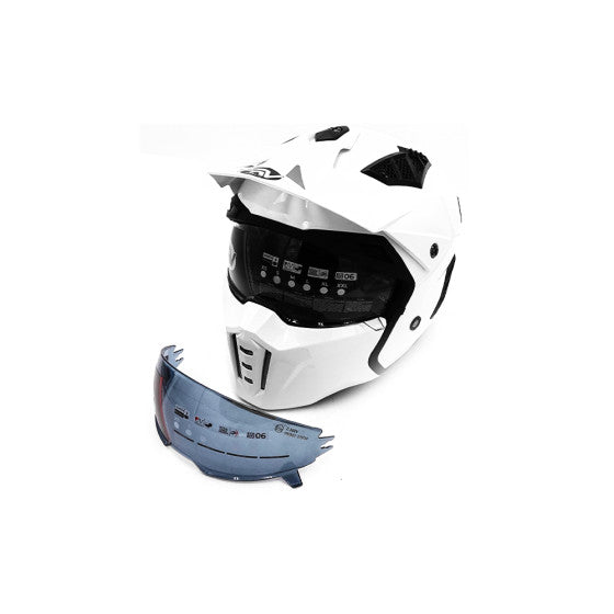 Casque street FRV blanc (taille S à XL) Miscooter casque