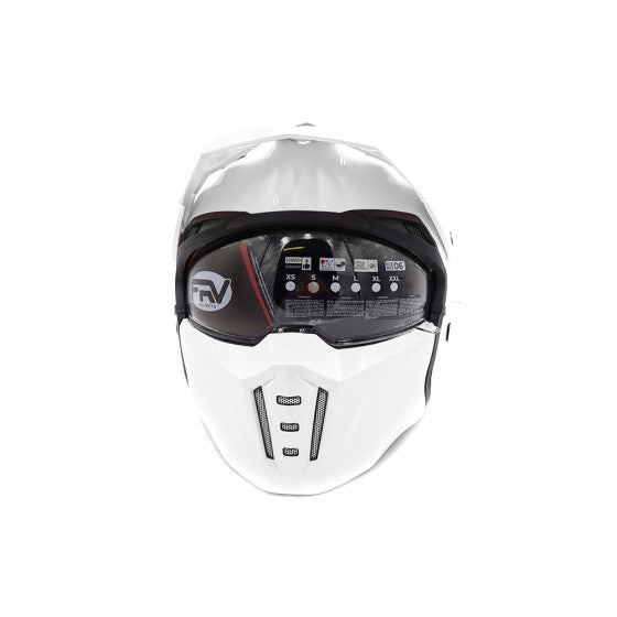 Casque street FRV blanc (taille S à XL) Miscooter casque