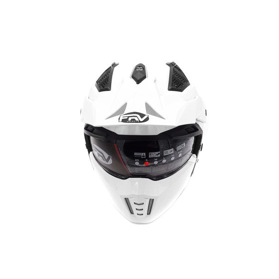 Casque street FRV blanc (taille S à XL) Miscooter casque