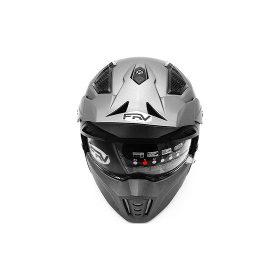 Casque street FRV gris métallique mat (taille S à XL) Miscooter casque