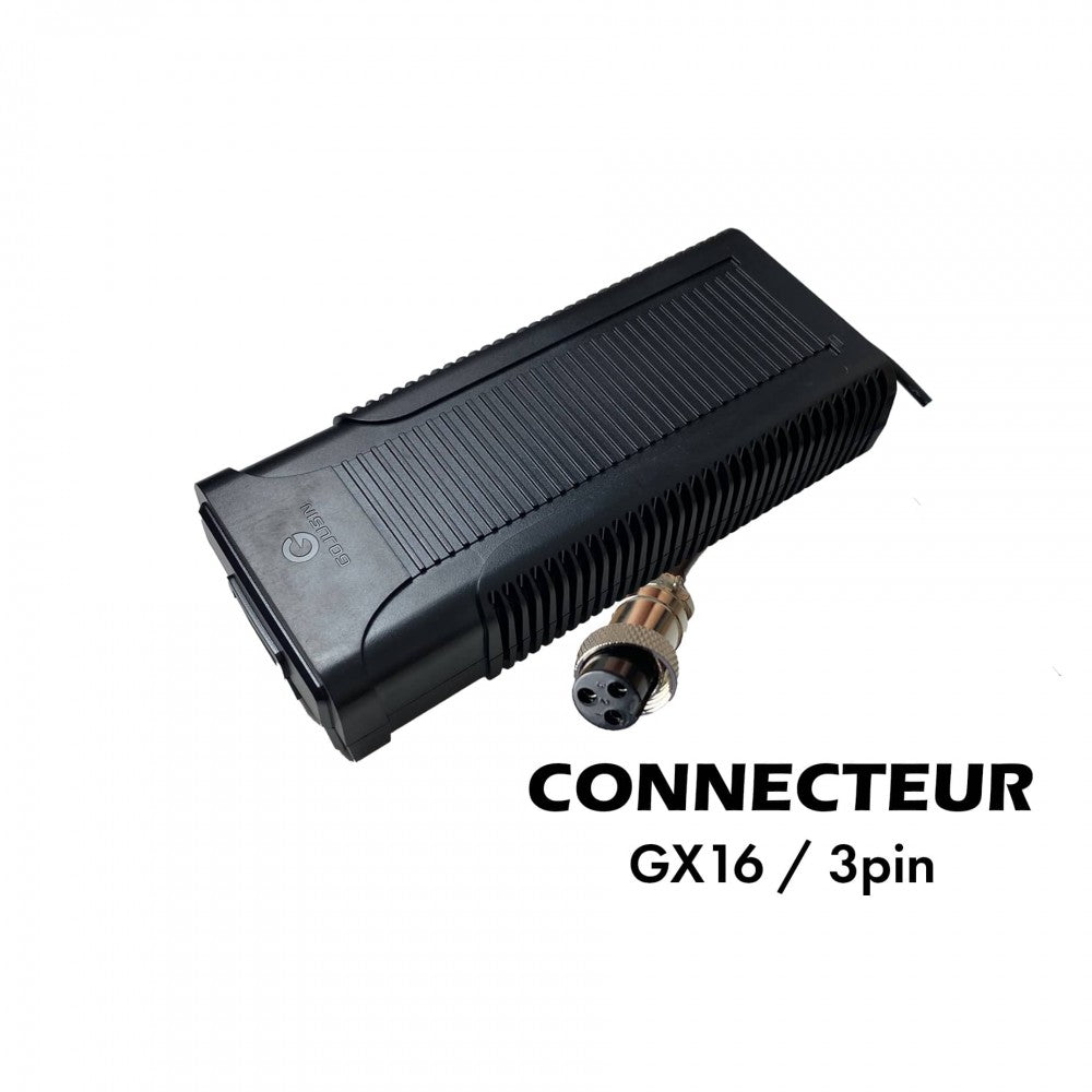 Chargeur 52V rapide 3A (connecteur GX16-3p)