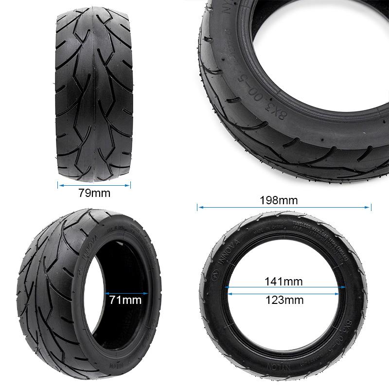 Pneu tubeless 8x3-5 (80/65-5)