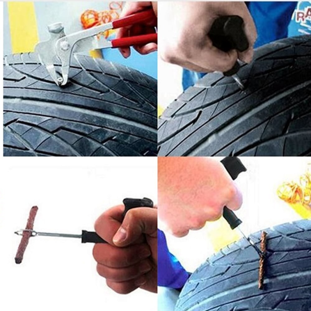 Kit de réparation de pneu – set complet anti-crevaison pour