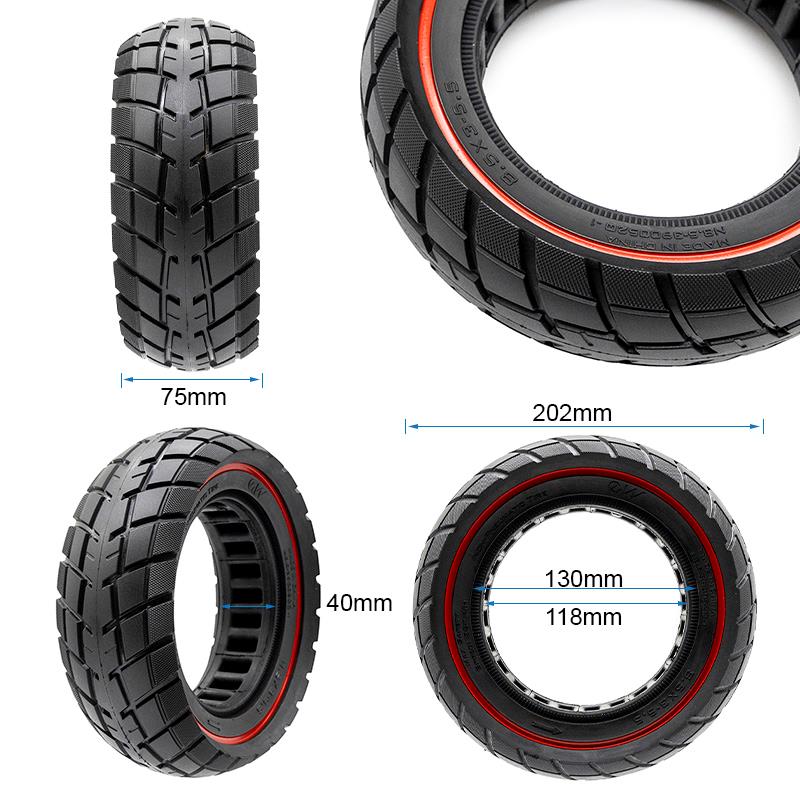 Pneu plein ultraléger tout-terrain 8,5x3 [Ewheel] Miscooter pneu