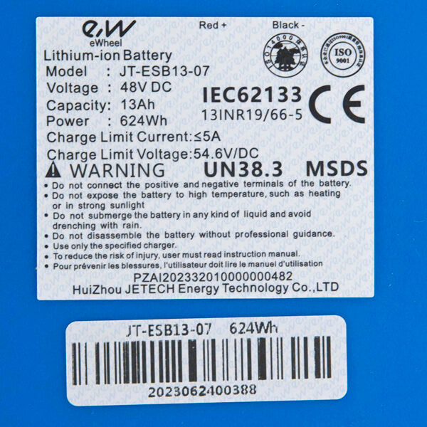 Batterie 48V 13Ah (EVE Cellules) – trottinette electrique Miscooter 