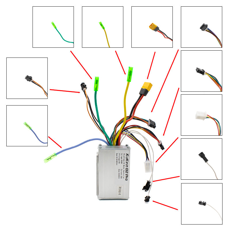 Controller Di Assemblaggio Motore Di Ricambio Per Scooter Elettrico Kugoo Kirin S1 E Kukirin S1 - Foto 2