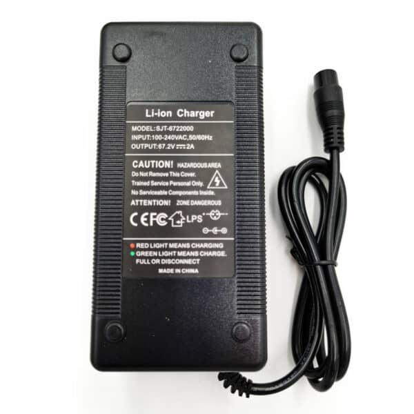 Chargeur 60V 2A connecteur GX16 Miscooter chargeurs