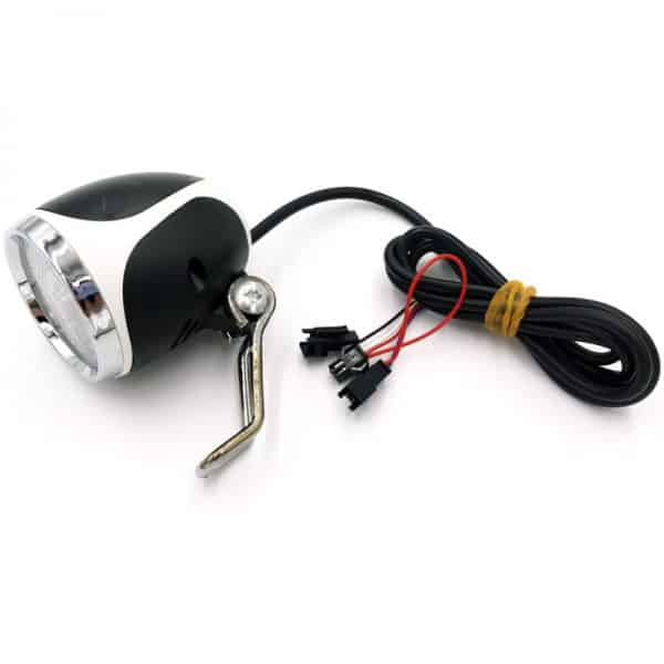 Phare à led avec klaxon - Blanc - Trottinettes électriques Miscooter Accessoires